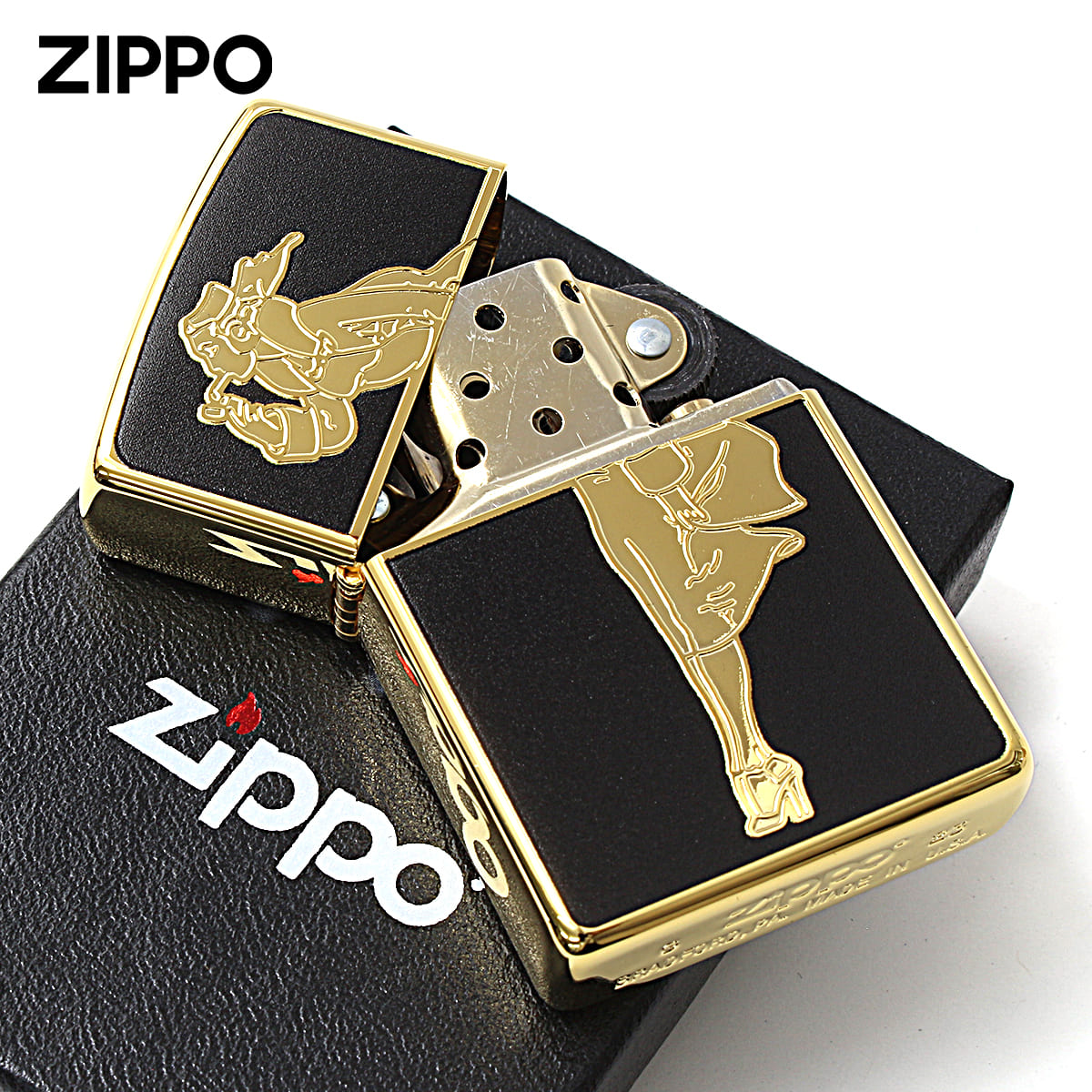 ウィンディ ゴールド ZIPPO ZIPPO（ジッポー） ジッポライター ウィンディー ガール ゴールド