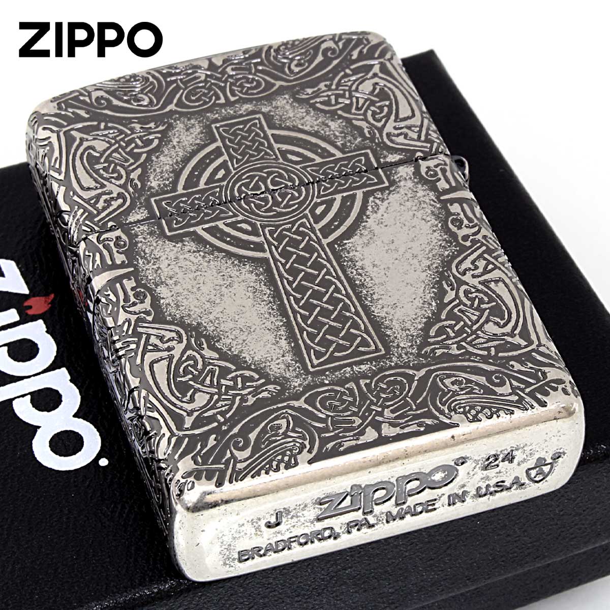 ZIPPO（ジッポー） ジッポライター ARMOR アーマー クロス 十字架 