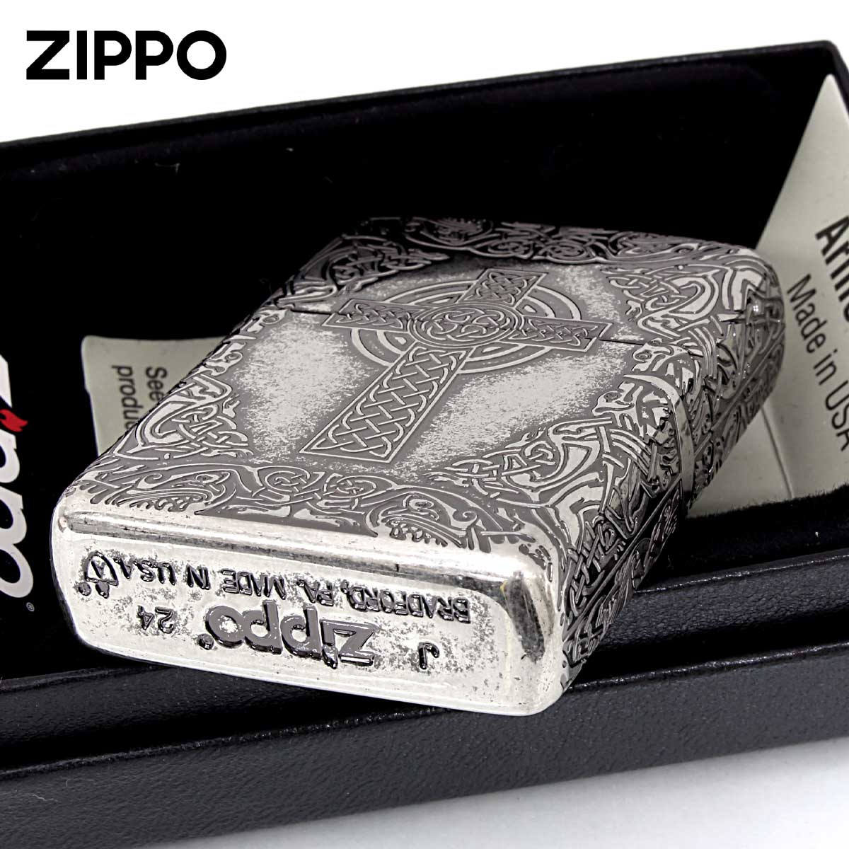 ZIPPO（ジッポー） ジッポライター ARMOR アーマー クロス 十字架 