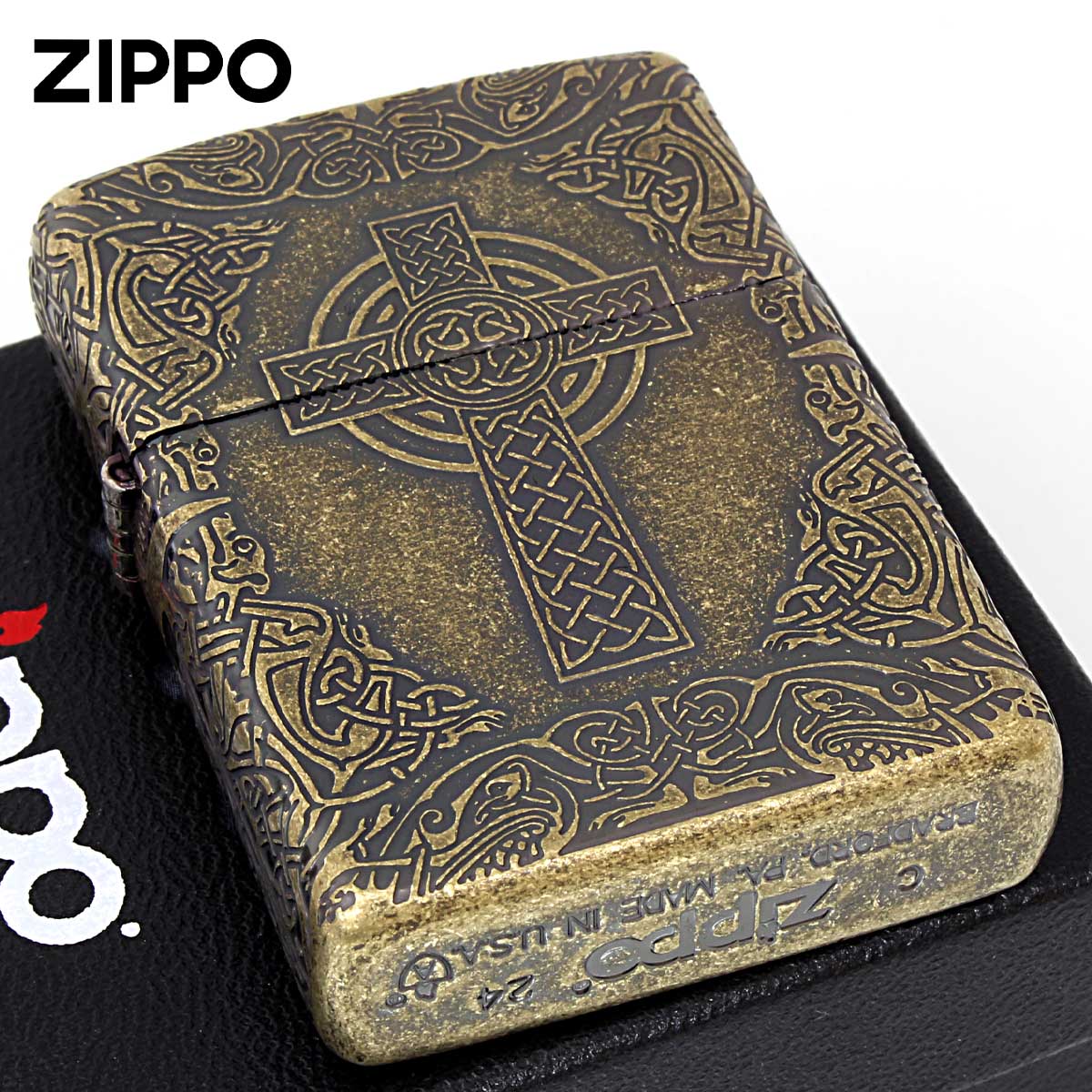 ZIPPO（ジッポー） ジッポライター ARMOR アーマー クロス 十字架