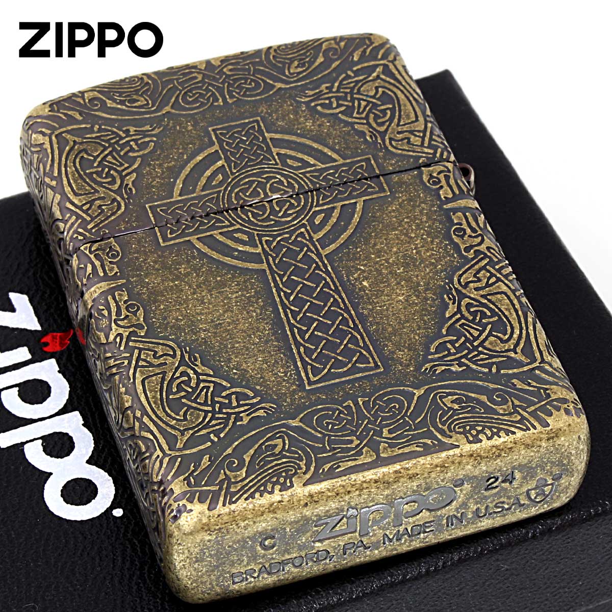 ZIPPO（ジッポー） ジッポライター ARMOR アーマー クロス 十字架