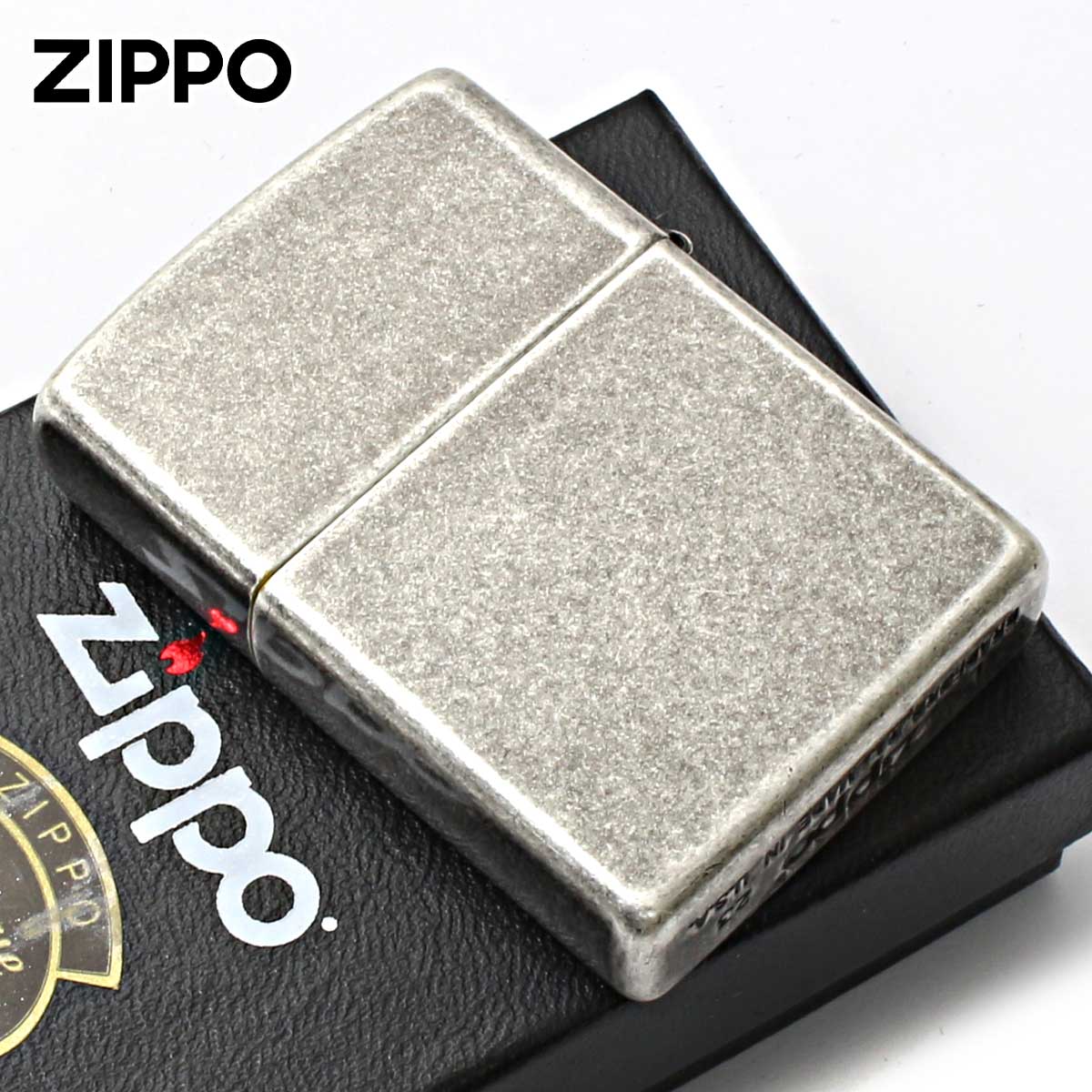 ZIPPO（ジッポー） ジッポライター 無地 アンティークフィニッシュ 
