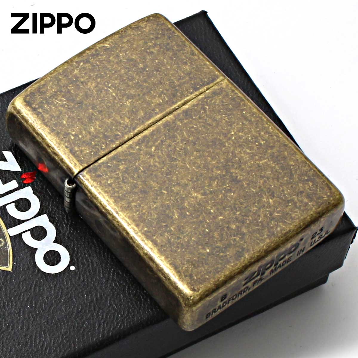 ZIPPO（ジッポー） ジッポライター 無地 アンティークフィニッシュ 