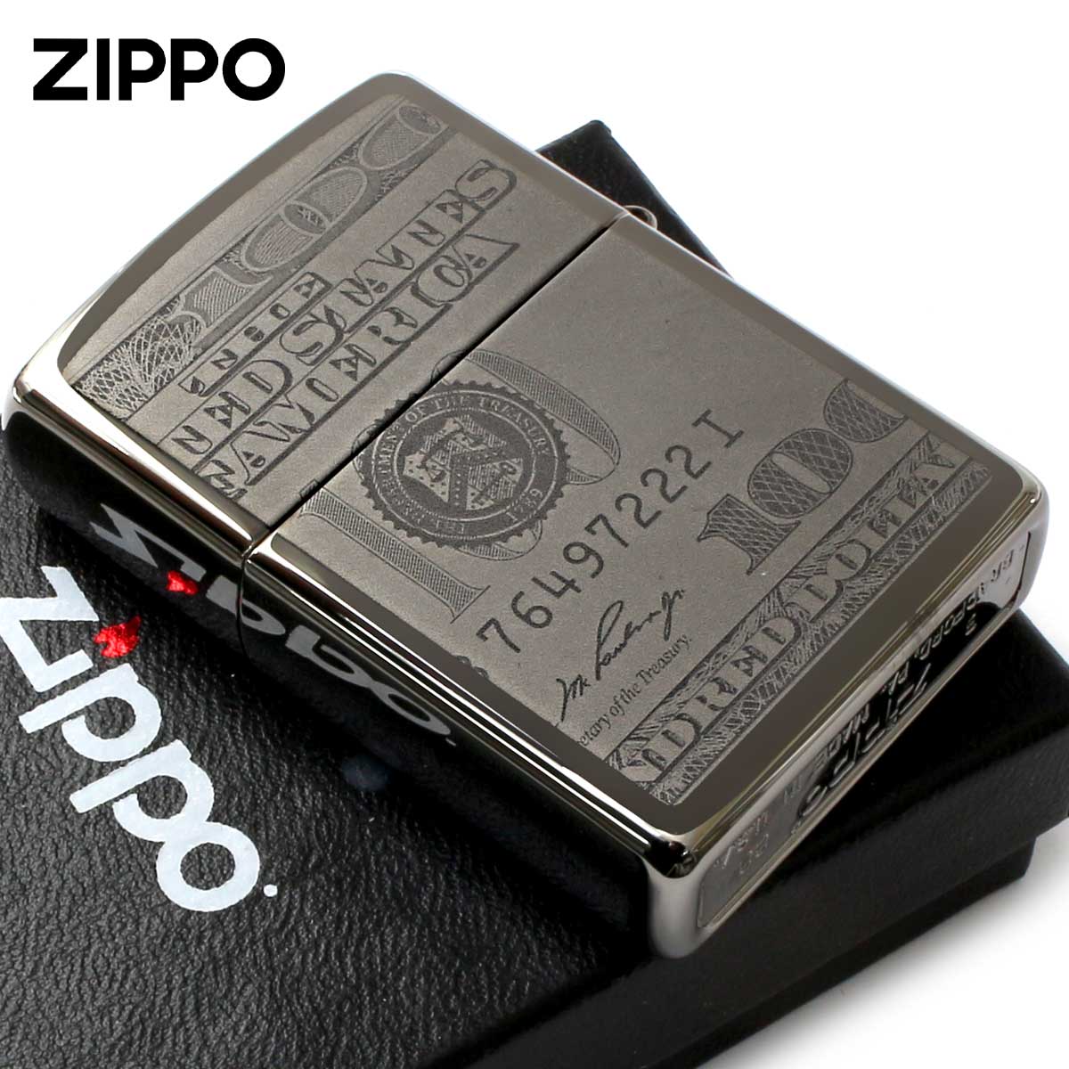 ZIPPO（ジッポー） ジッポライター アメリカ 100ドル 紙幣 Currency