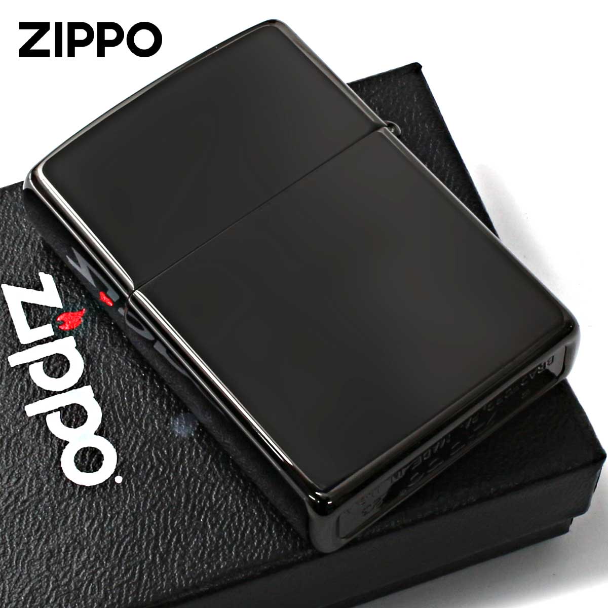 ZIPPO（ジッポー） ジッポライター 無地 漆黒 ブラックエボニー High
