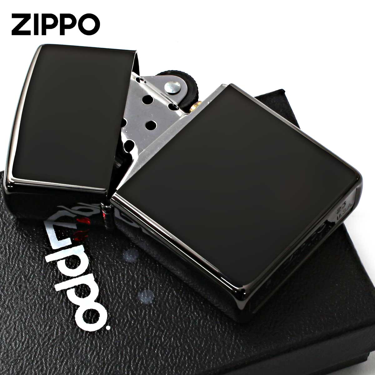 ZIPPO（ジッポー） ジッポライター 無地 漆黒 ブラックエボニー High
