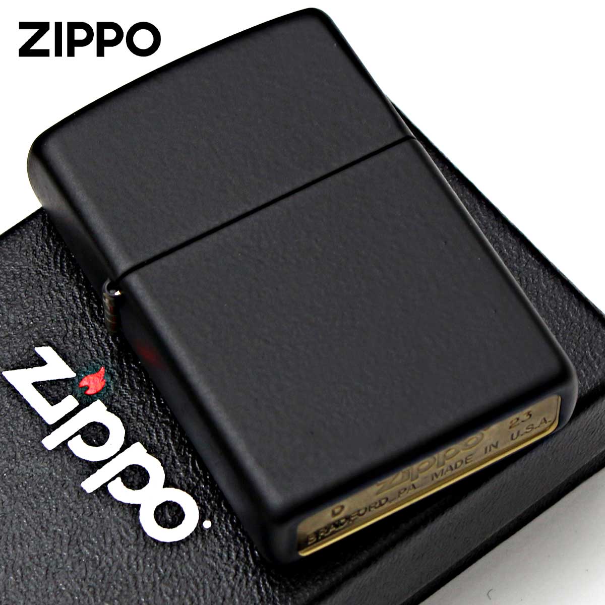 ZIPPO（ジッポー） ジッポライター 無地 ブラック マット Black Matte