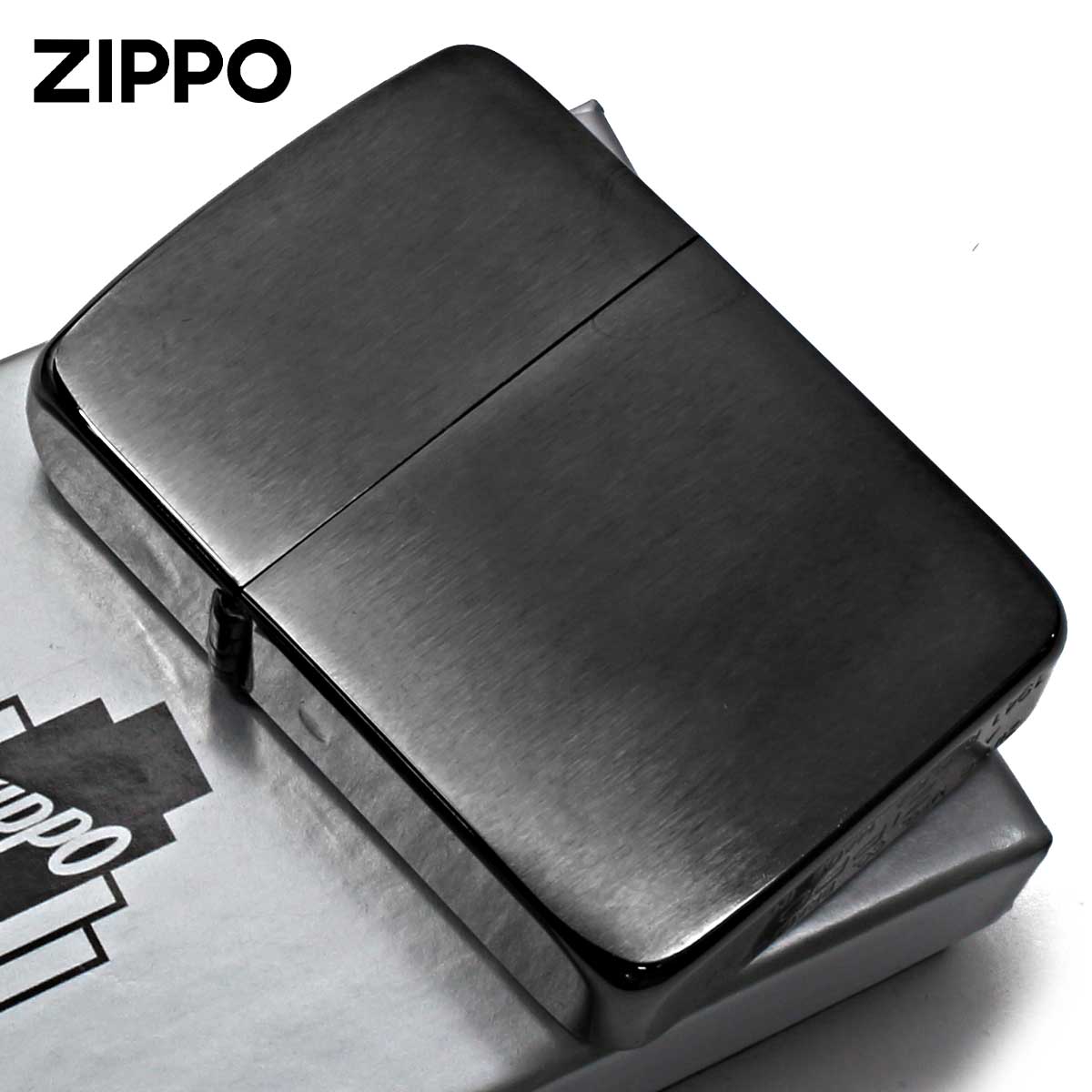 Zippo �W�b�|���C�^�[ 1941���v���J ���n �u���b�N�A�C�X Black Ice ����� �u���b�V���h PVD���H 24096 ���[���֐�p���i