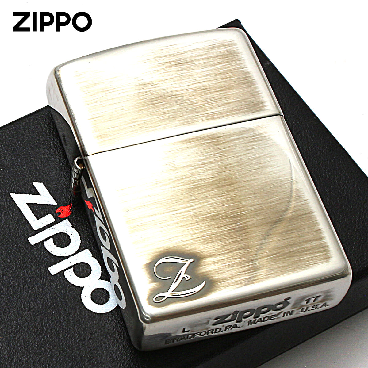 ZIPPO（ジッポー） ジッポライター アルファベット イニシャル The