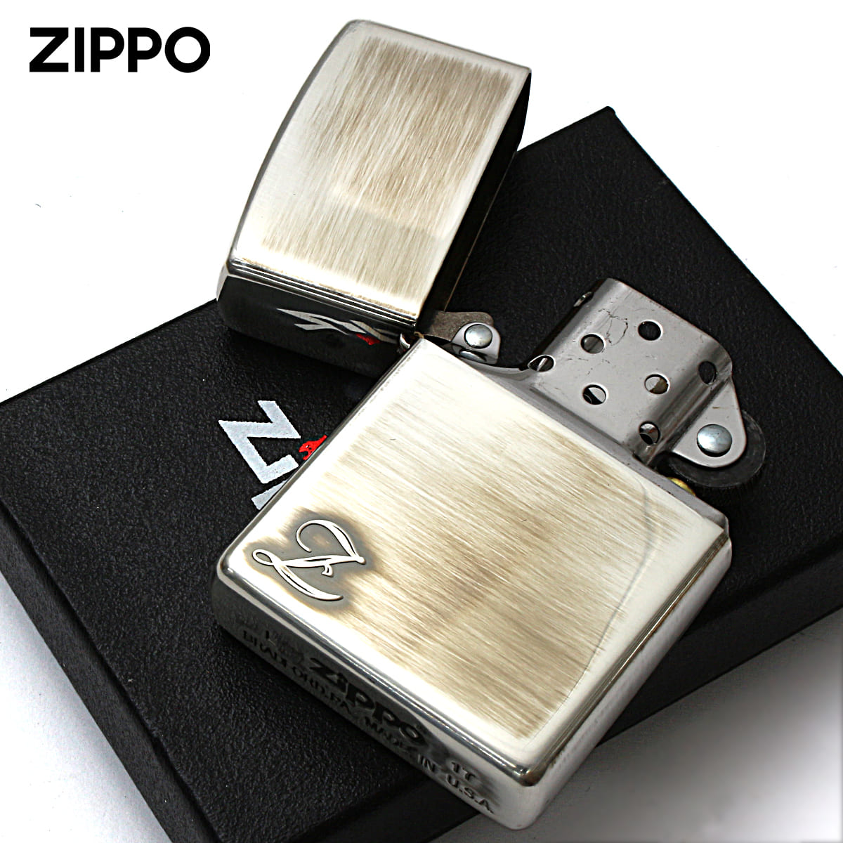 ZIPPO（ジッポー） ジッポライター アルファベット イニシャル The