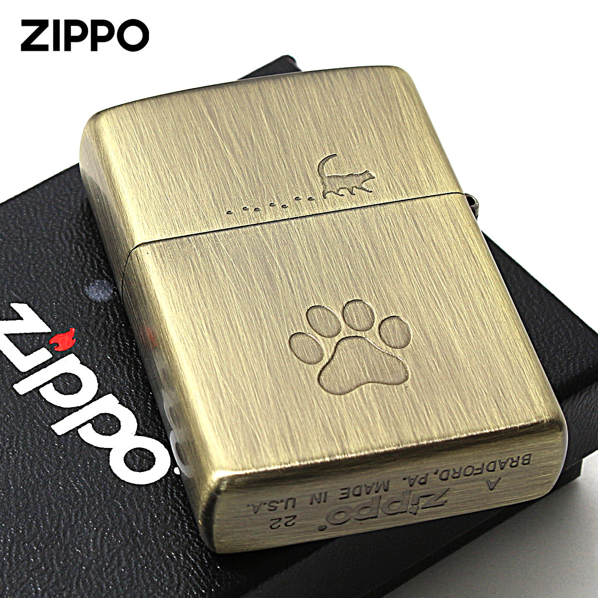 ZIPPO（ジッポー） ジッポライター ネコ 猫 Cat Pau キャットポー BS