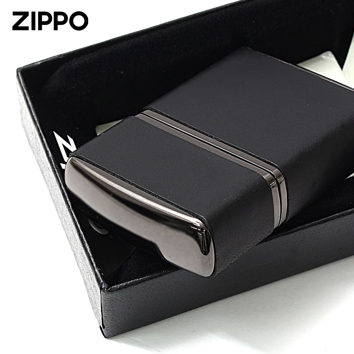 ZIPPO（ジッポー） ジッポライター アーマー 革巻き 牛革 ジッポ ロゴ