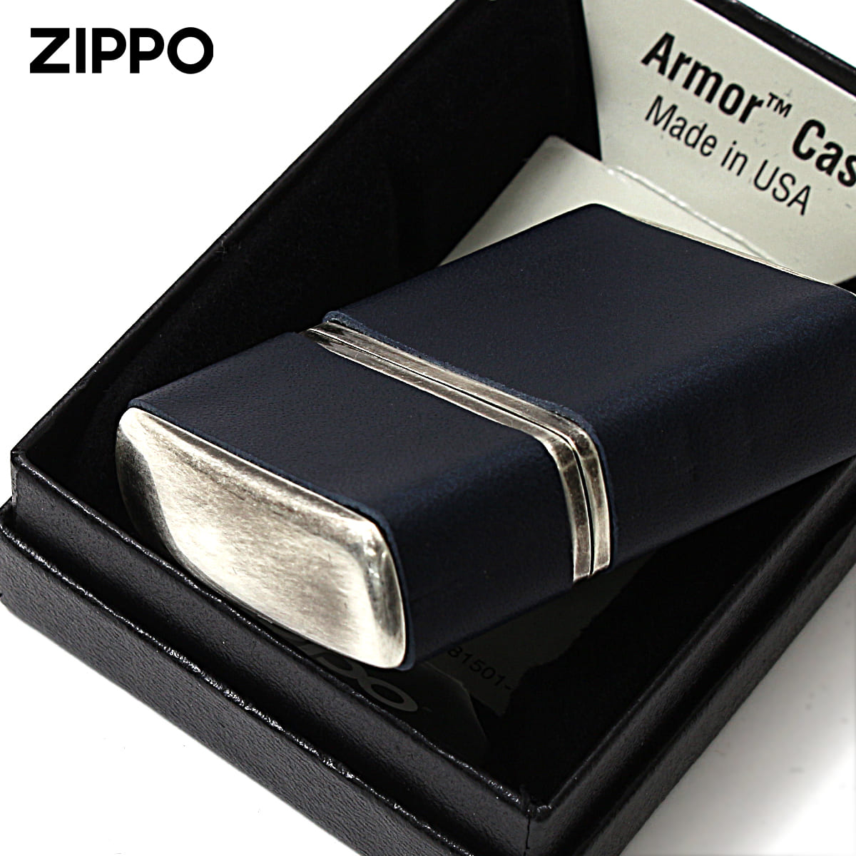 ZIPPO（ジッポー） ジッポライター アーマー 革巻き 牛革 ジッポ ロゴ