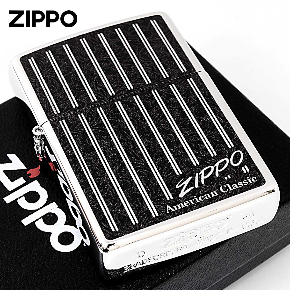 ZIPPO（ジッポー） ジッポライター アメリカンクラッシック ストライプ 