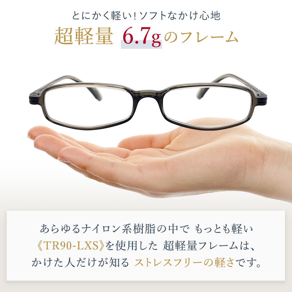 老眼鏡 日本製 おしゃれ シニアグラス 鯖江製 レディース メンズ +0.75〜+4.00 ブラック Opti-euro公式ショップ｜akindobosi｜05