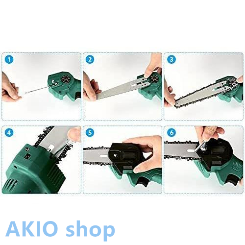 6インチミニチェーンソーの替刃 2個セット チ...の詳細画像2