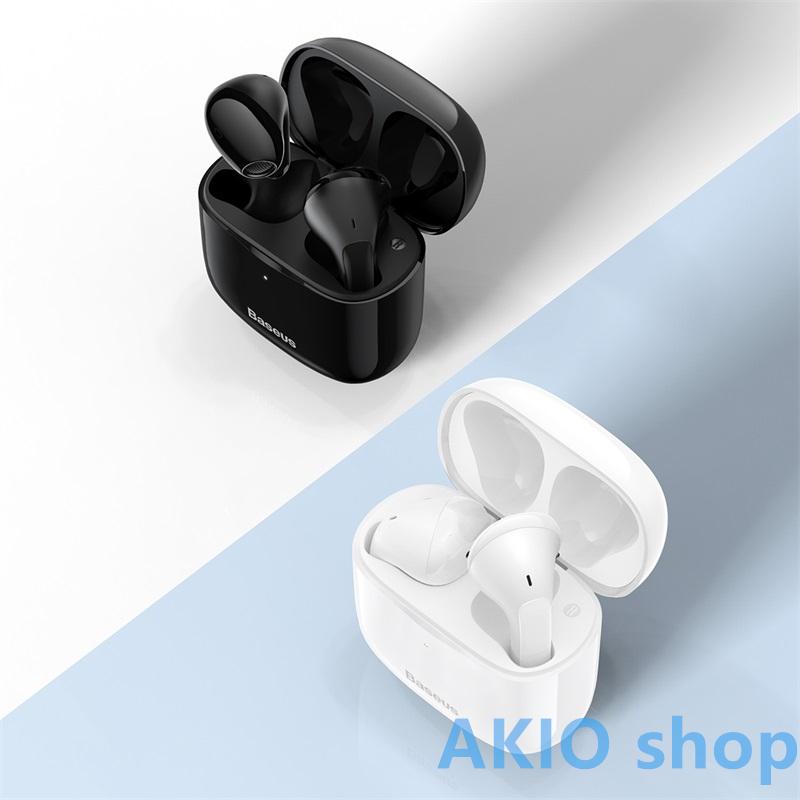 最新型 Baseusイヤホン ワイヤレス Bluetooth 5.3 ブルートゥース 自動ペアリング 超軽量 片耳 両耳 クリアな通話 低遅延 ゲーム HiFi 高音質 防水 iphone｜akio｜17