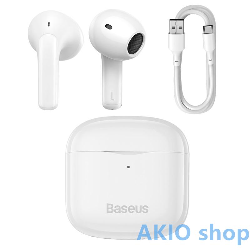 最新型 Baseusイヤホン ワイヤレス Bluetooth 5.3 ブルートゥース 自動ペアリング 超軽量 片耳 両耳 クリアな通話 低遅延 ゲーム HiFi 高音質 防水 iphone｜akio｜02