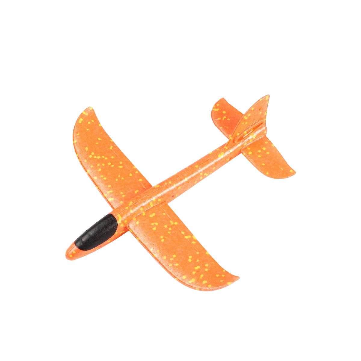 手投げ飛行機 36cm 黒頭 グライダー 玩具 屋外 遊び 公園 アウトドア