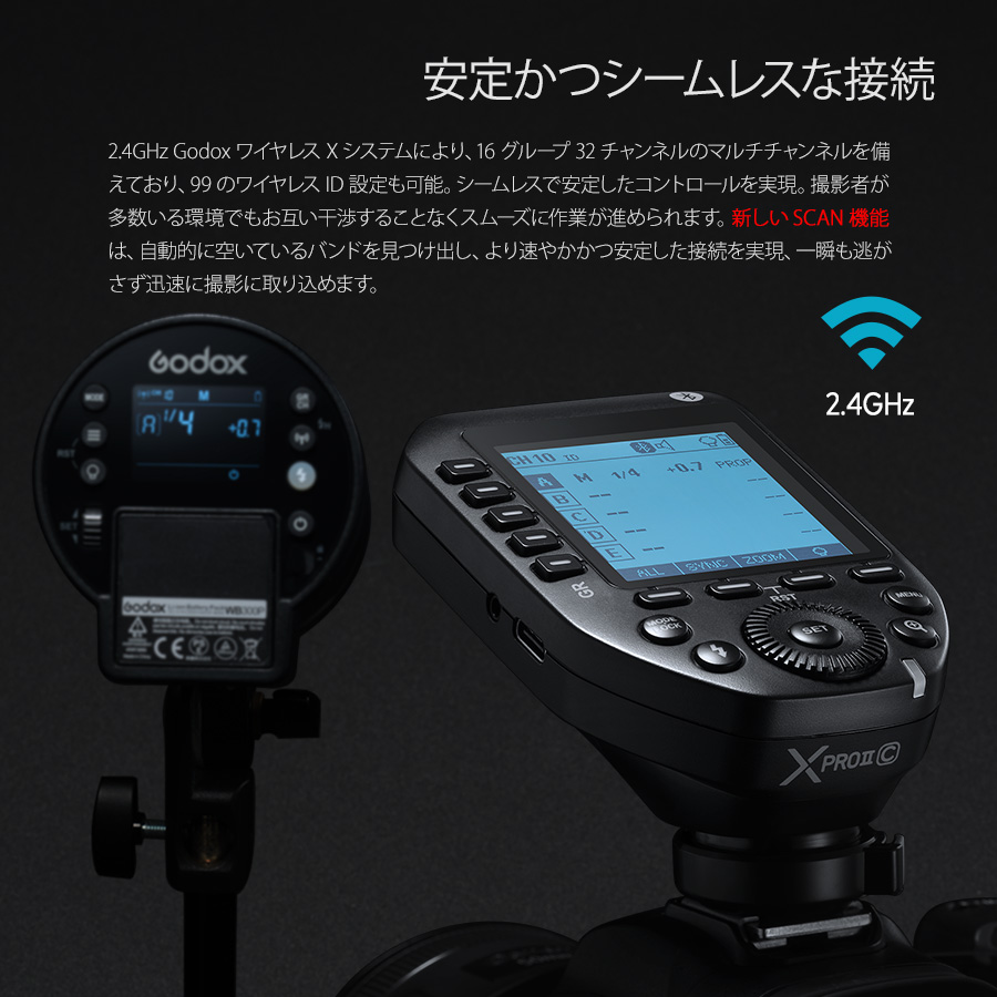 GODOX ゴドックス ワイヤレスフラッシュトリガー XProII SONY用 GODOX 【日本公認代理店】技適マーク付き Sony用 Godox XProII-S