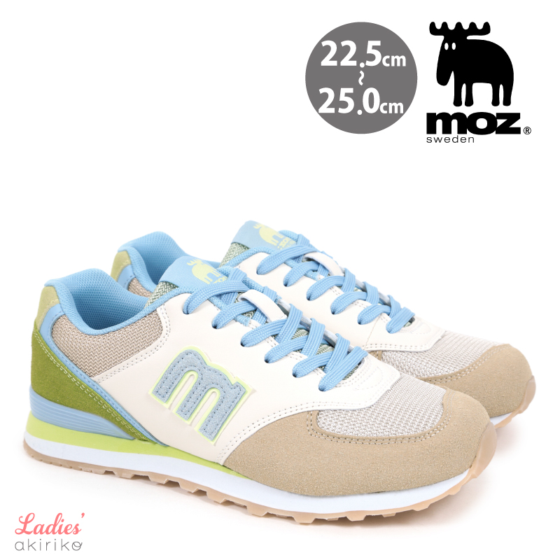 moz（モズ） スニーカー レディース ローカット レースアップ スポーツ
