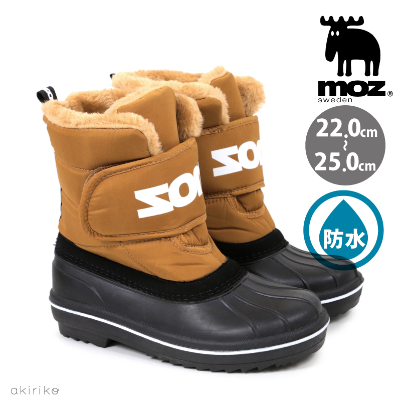 moz（モズ） ダウンブーツ ビーン インナーボア マジックテープ 防寒靴