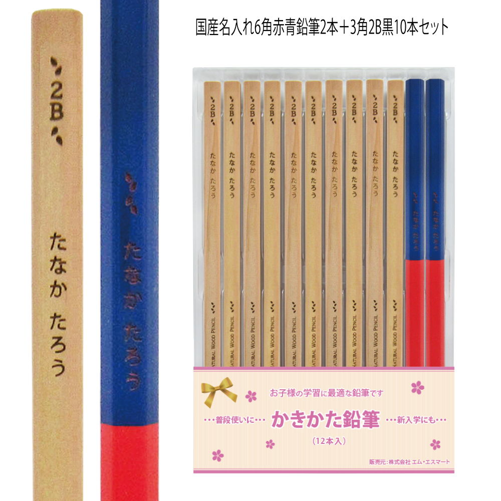 まとめ買いは1ダース609円より／ 新デザイン登場 お得な 名入れ 鉛筆