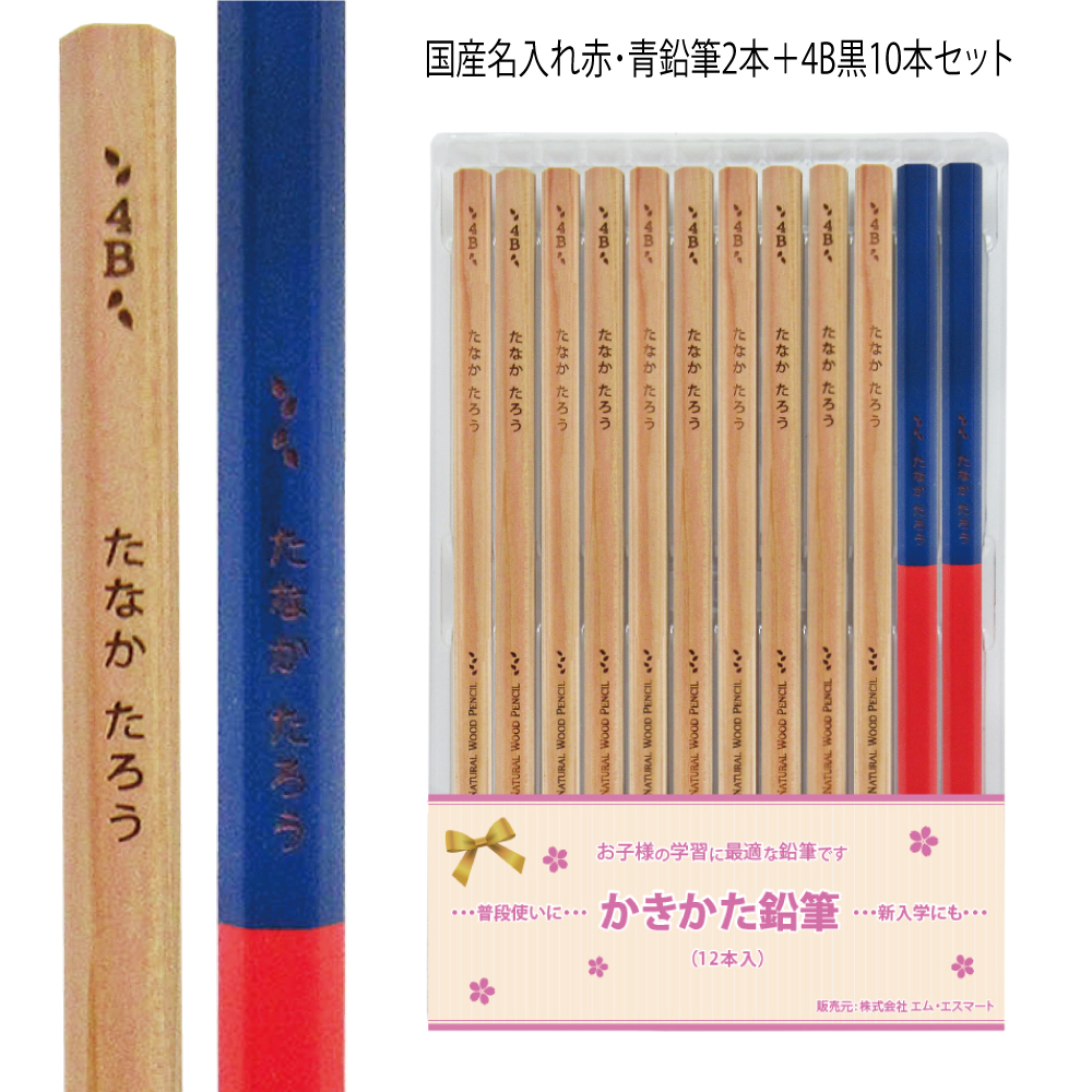 まとめ買いは1ダース549円より／ 新デザイン登場 お得な 名入れ 鉛筆