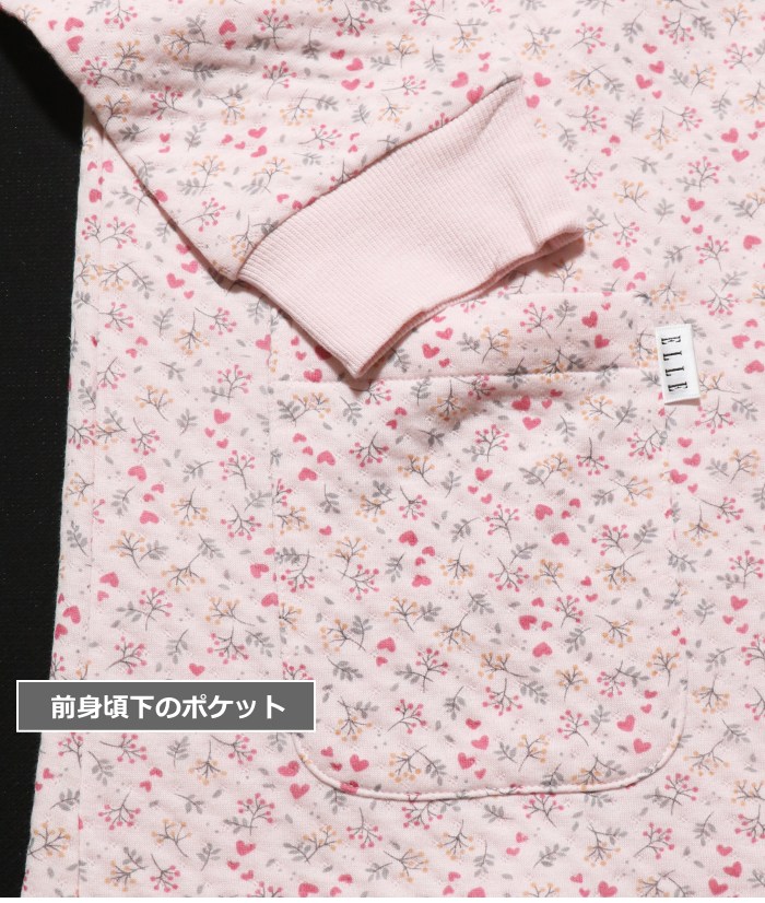 送料無料 いつまで パジャマ レディース Mサイズ 秋冬 長袖 長パンツ ELLE エル 綿 ルームウェア・パジャマ