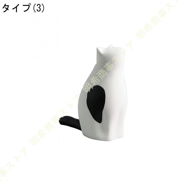 部屋装飾品 猫のオブジェ 猫の置物 北欧 シンプルデザイン デスク装飾 現代彫刻デスク装飾 おしゃれ インテリア雑貨 北欧の雑貨 樹脂工芸品 アンティーク