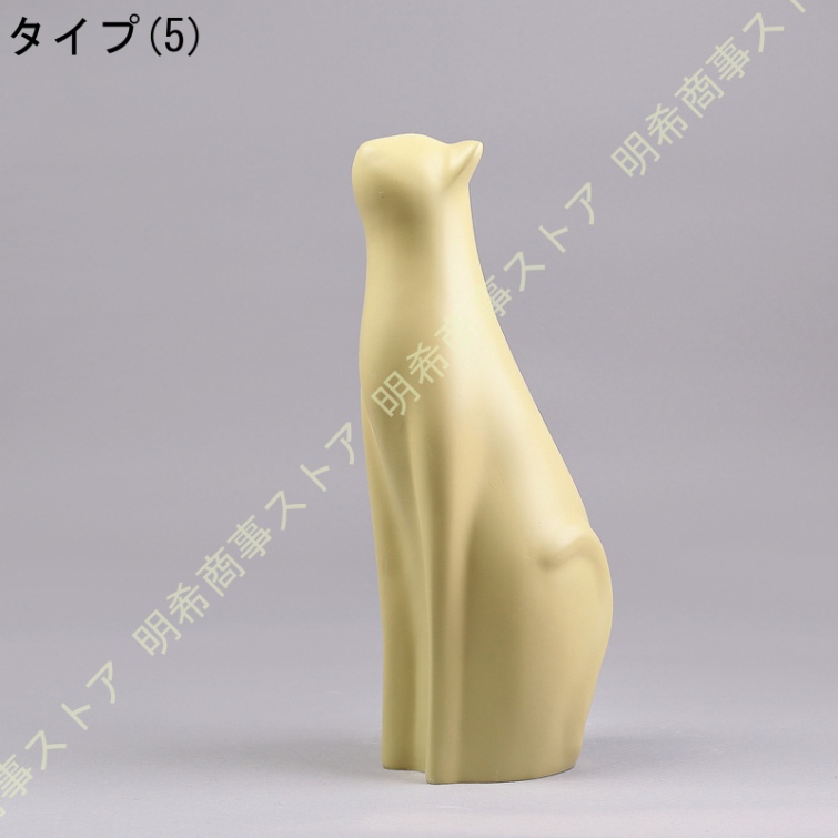 部屋装飾品 猫のオブジェ 猫の置物 北欧 シンプルデザイン デスク装飾 現代彫刻デスク装飾 おしゃれ インテリア雑貨 北欧の雑貨 樹脂工芸品 アンティーク