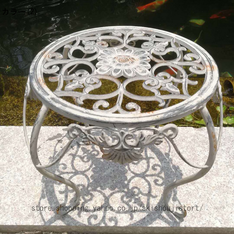 アンティーク 花台 タージマハル 猫足 アジアン アンティーク 花台