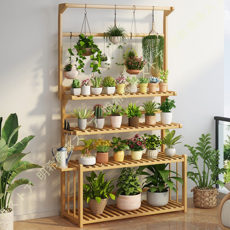 Amazon.co.jp: フラワースタンド 花棚 植物棚 盆栽棚 多肉植物棚