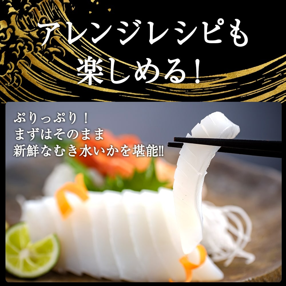 あおりいかお試しセット（むき身、ゲソ、いかそ〜めん）