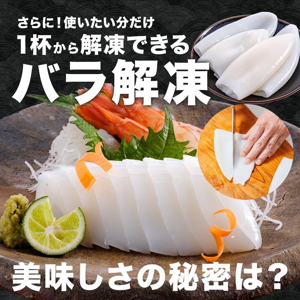 あおりいかお試しセット（むき身、ゲソ、いかそ〜めん）