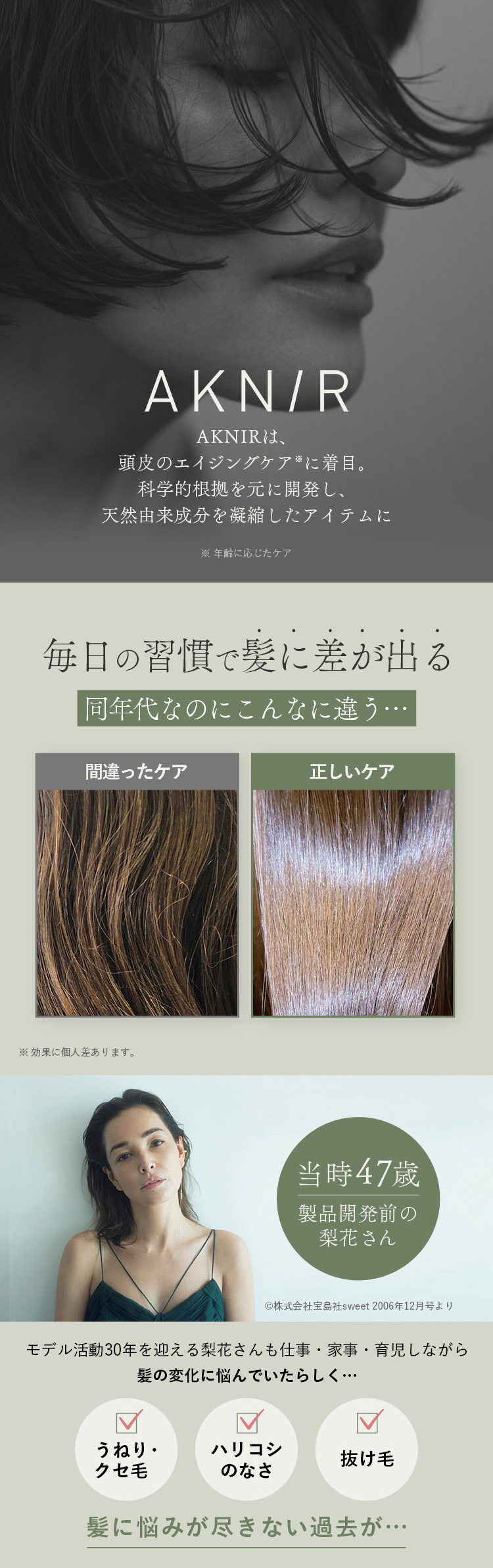 AKNIR アクニー 梨花開発 薬用シャンプー 【シリーズ累計200万個突破
