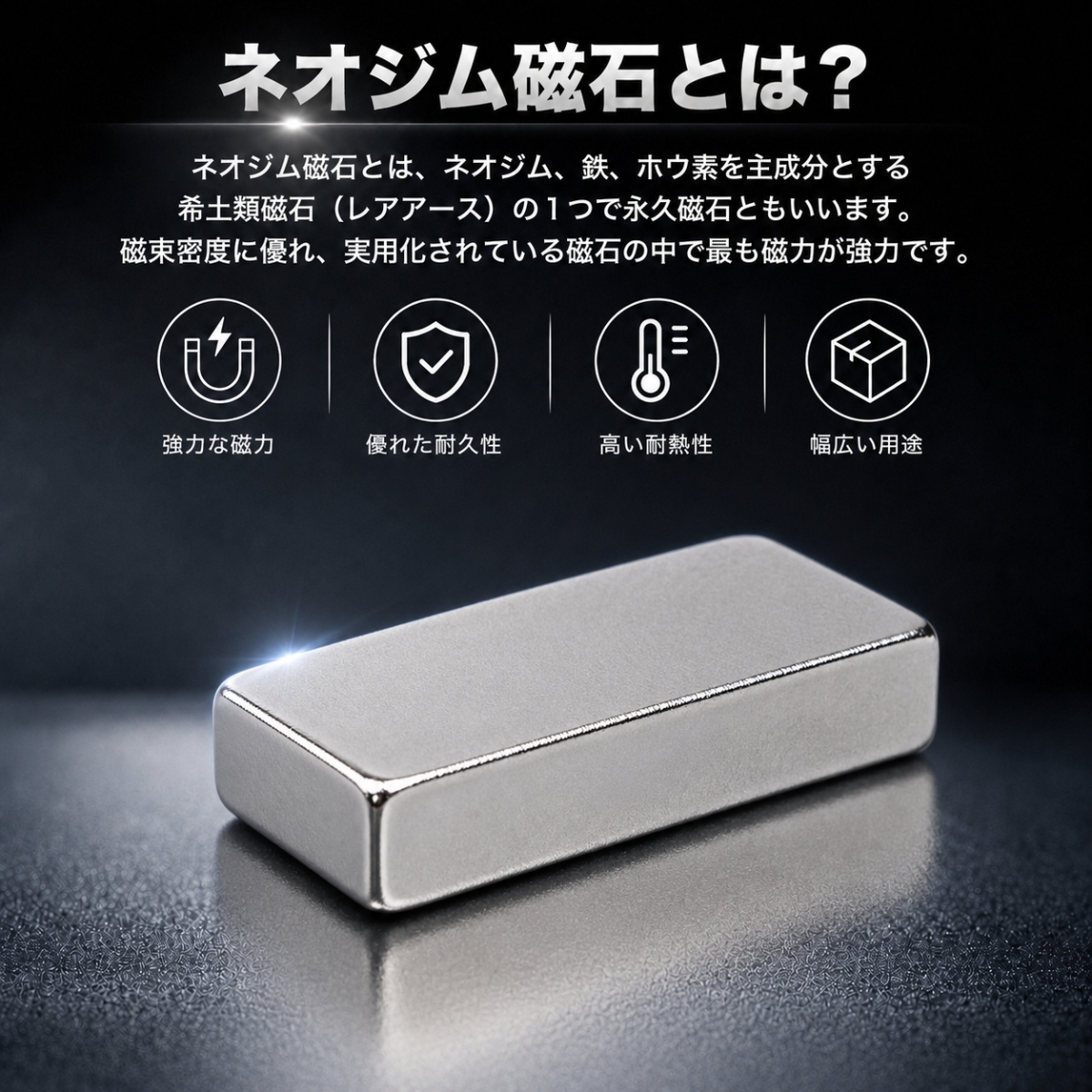 �l�I�W������ ���͎��� �l�I�W�E������ �����͎��� �}�O�l�b�g 20mm �~ 10mm �~ 5mm 20�Z�b�g �֘A�摜4