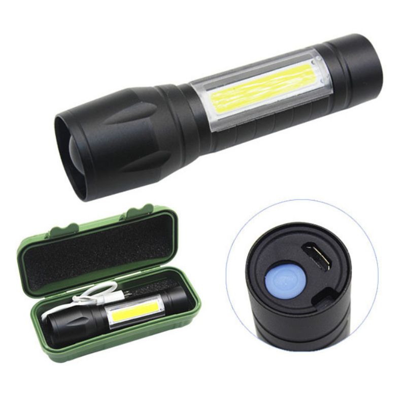 懐中電灯 LEDライト 強力 高輝度 充電式 小型 最強 ルーメン 防災用 電池なし ハンディライト 地震 USB ミニ 大容量 広範囲 作業 ハンドライト COB コンパクト 関連画像4