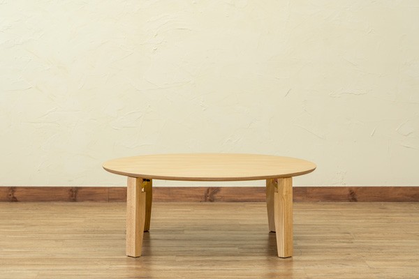 Rosslea 折り畳みテーブル 丸型85cm ウォールナット (WAL) :ds-2251996 