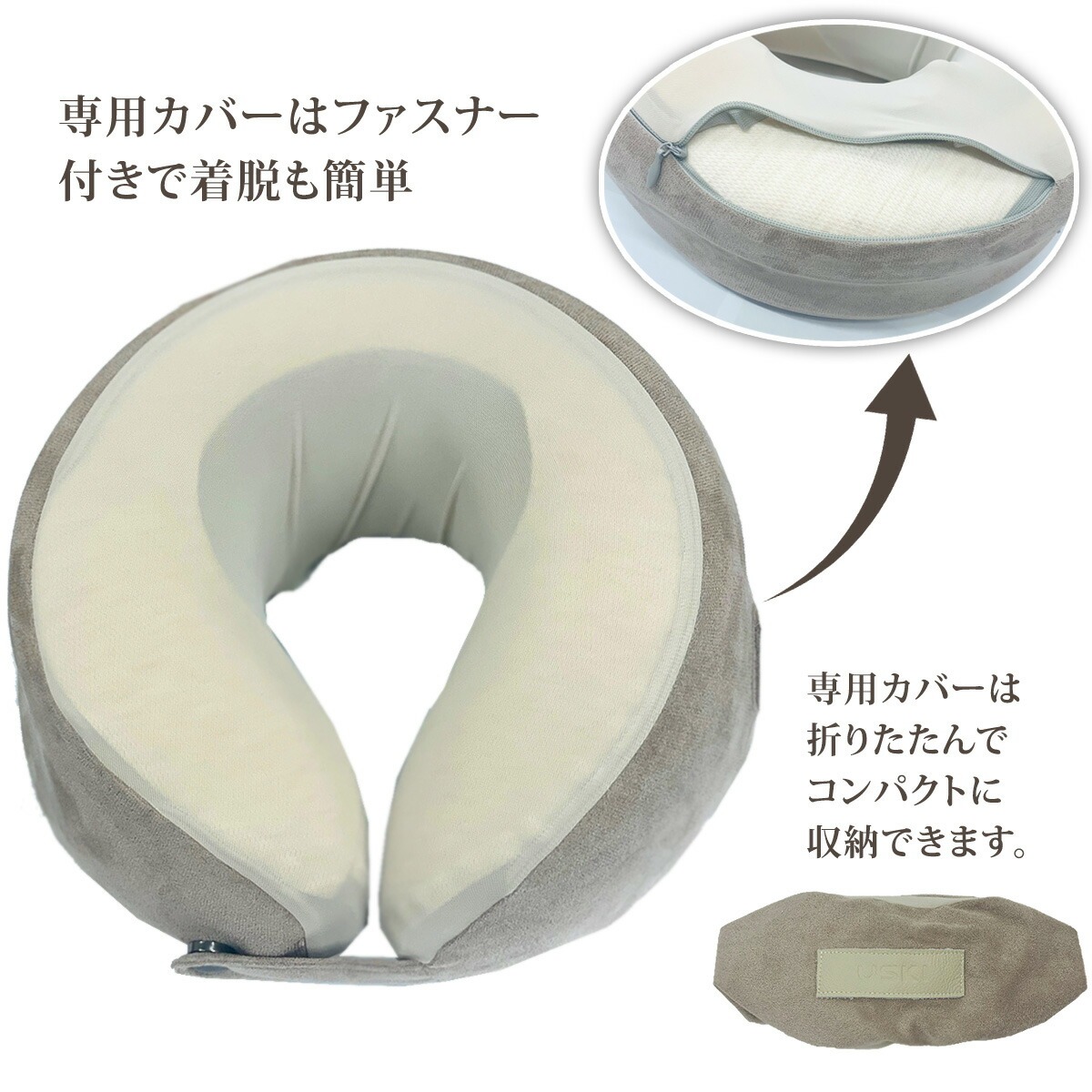 ギフト 温熱で首元 気持ち良いローラーでリラックス USKI RECAVO