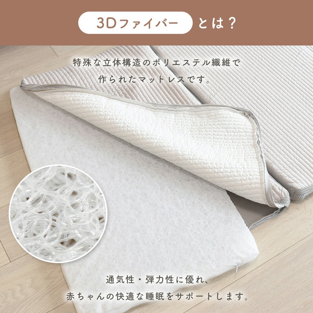 popomi 洗える ベビーマットレス カバー...の詳細画像4