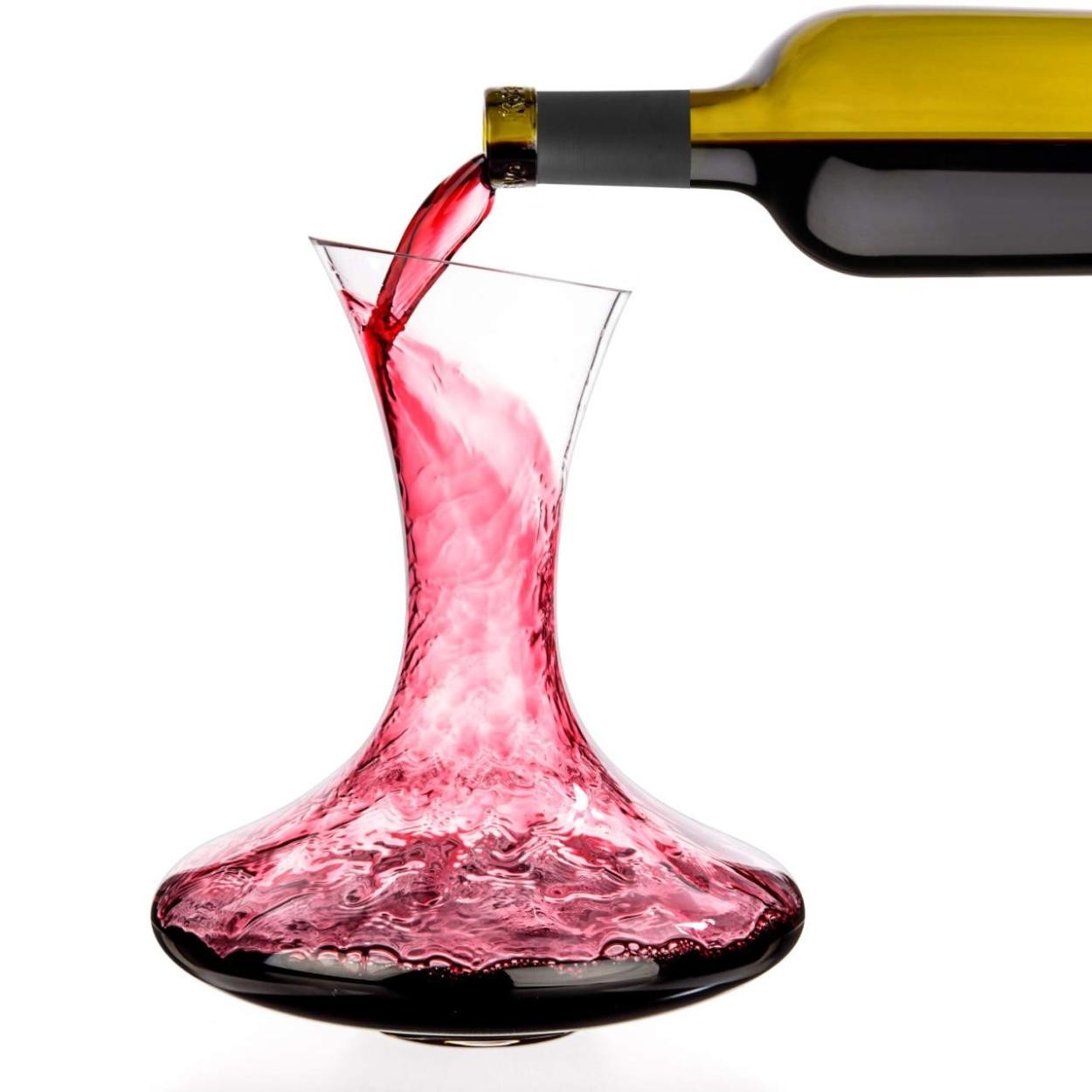 デカンタ ワインデキャンター ディスペンサー Luxbe Wine Decanter 54 ounce ガラスカラフェ クリスタルグラス ワイン  ウィスキー Wine ドリンクサーバー :1002294:akt8 - 通販 - Yahoo!ショッピング