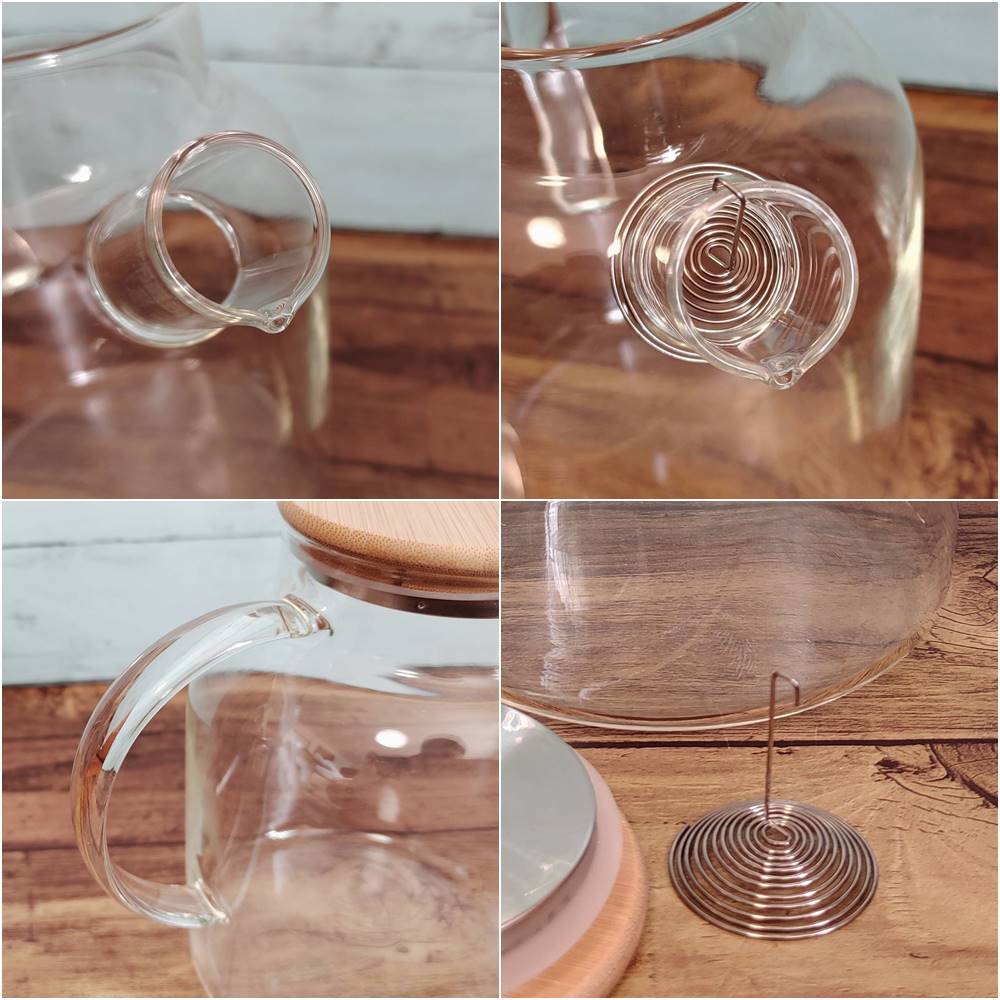 ガラスケトル ガラスティーポット ガラスポット カラフェ ピッチャー