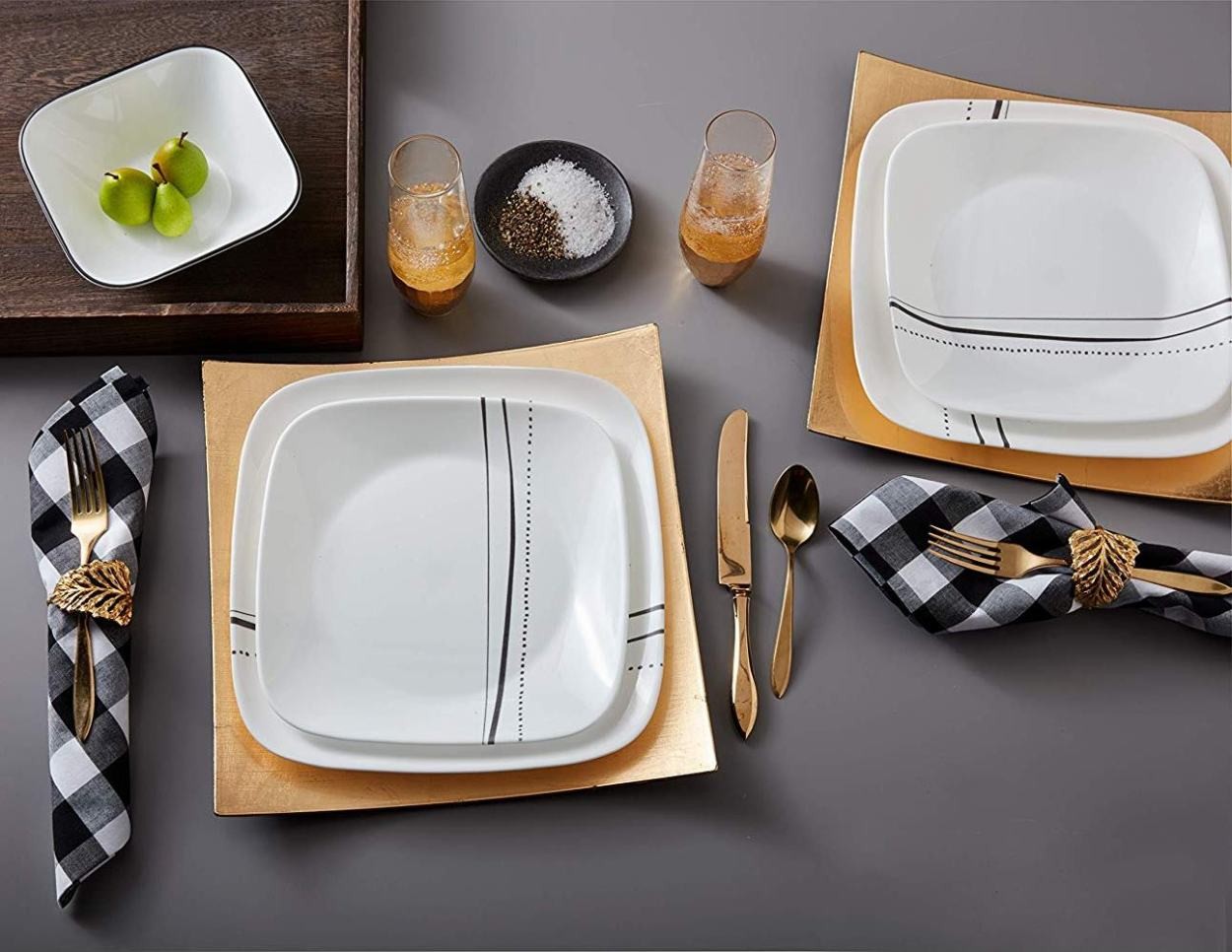 Corelle cascading outlet lines