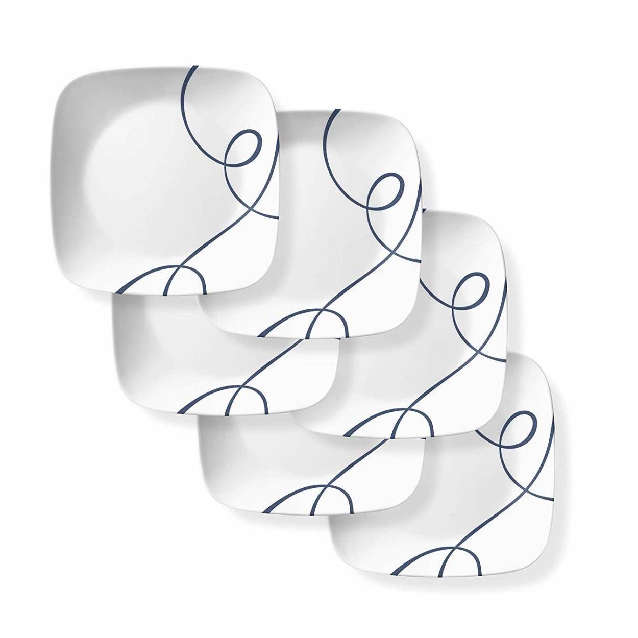 コレール　仕切り皿　6枚セット コレール ランチプレート 26cm CORELLE 強化ガラス （ 食洗機