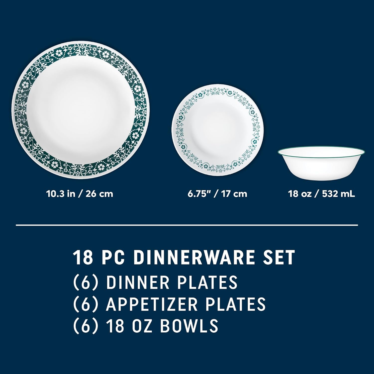 CORELLE（コレール） 食器18点セット 食器セット ディナーセット お皿