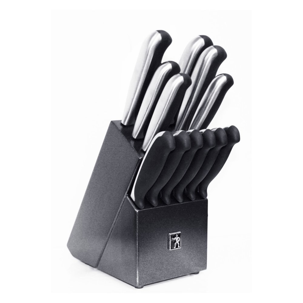 ヘンケル ナイフ 包丁 13点セット ブロック付 黒ブラック ドイツ J.A. Henckels International Everedge Plus  13-Piece Knife Set with Block : 1005011 : akt8 - 通販 - Yahoo!ショッピング