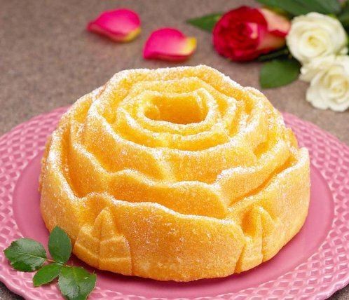 ノルディックウエア プラチナ ローズ バントパン ケーキ型 薔薇型 Nordic Ware Platinum Rose Cast Aluminum  Bundt Pan 54148