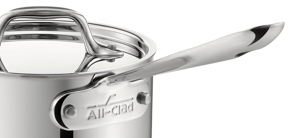 オールクラッド ステンレス片手鍋 約1.4リットル 蓋付深底鍋 All-Clad