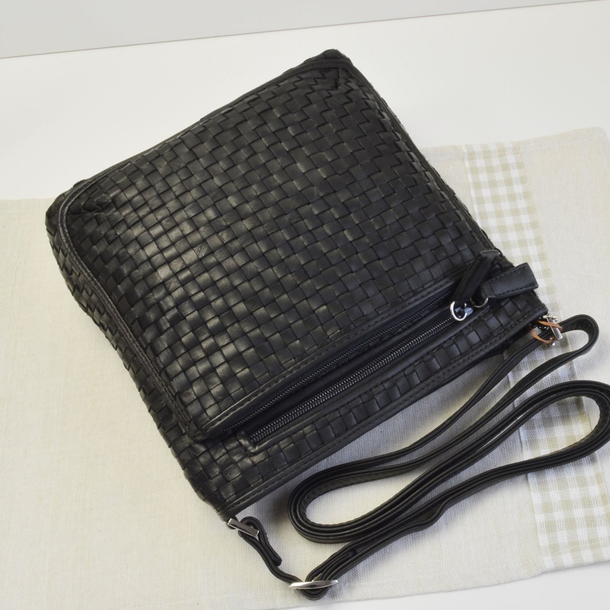 ポニーメッシュ ショルダーバッグ BLACK(ブラック) ポニーレザー